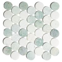 Penny Marble Large Green 11.75 x 12